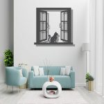 Cat Sitting On Window - Image 3