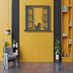 Cat Sitting On Window